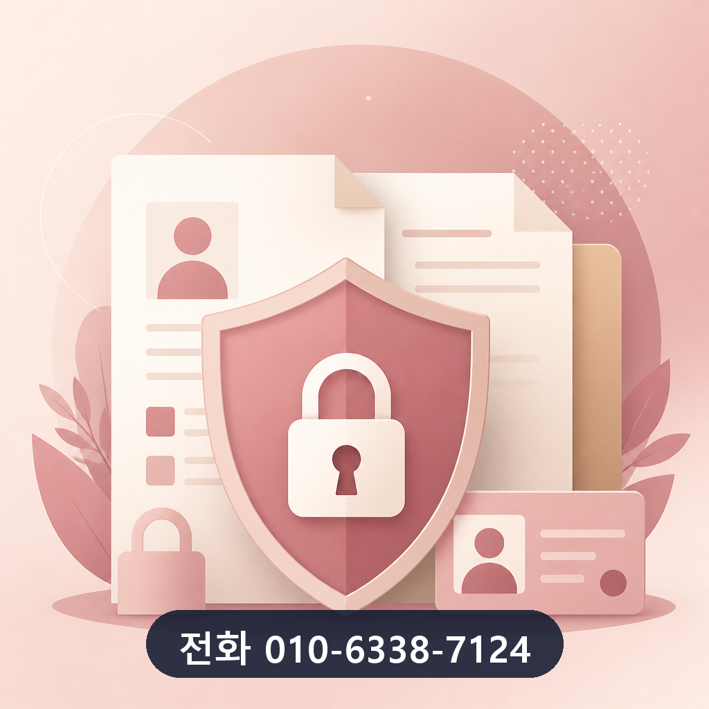 신한카드 한도 현금화 개인정보 보호 이미지